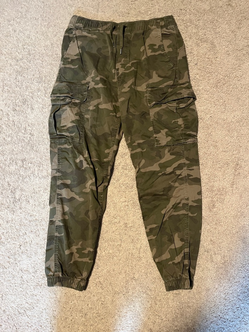 Men's American Eagle Camo Cargo Jogger Pants